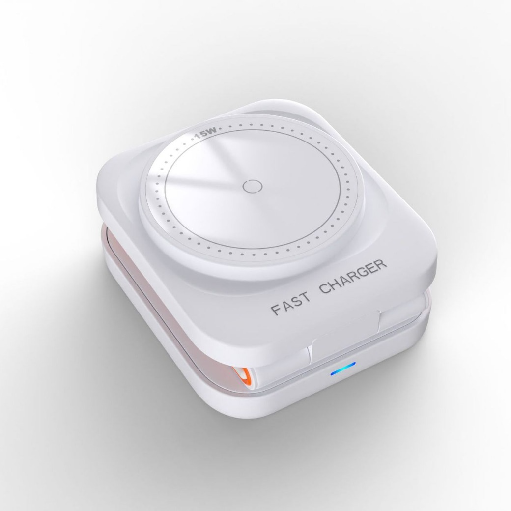 Fast Charger for Android & iPhone — 3-in-1 Wireless USB-C Quick Charge, Compatible with All Devices