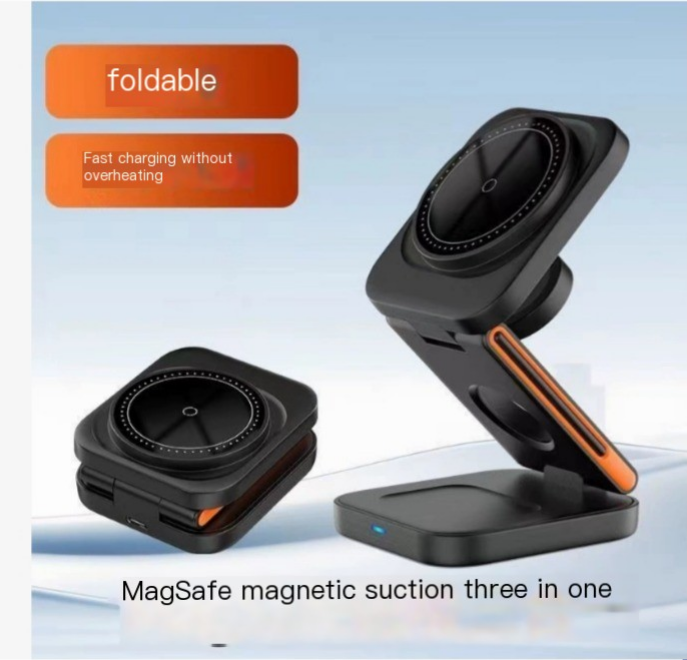 Fast Charger for Android & iPhone — 3-in-1 Wireless USB-C Quick Charge, Compatible with All Devices