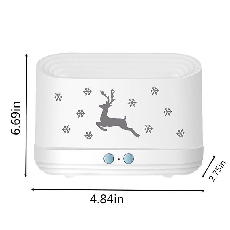 elk flame humidifier diffuser mute household atmosphere lamp - 