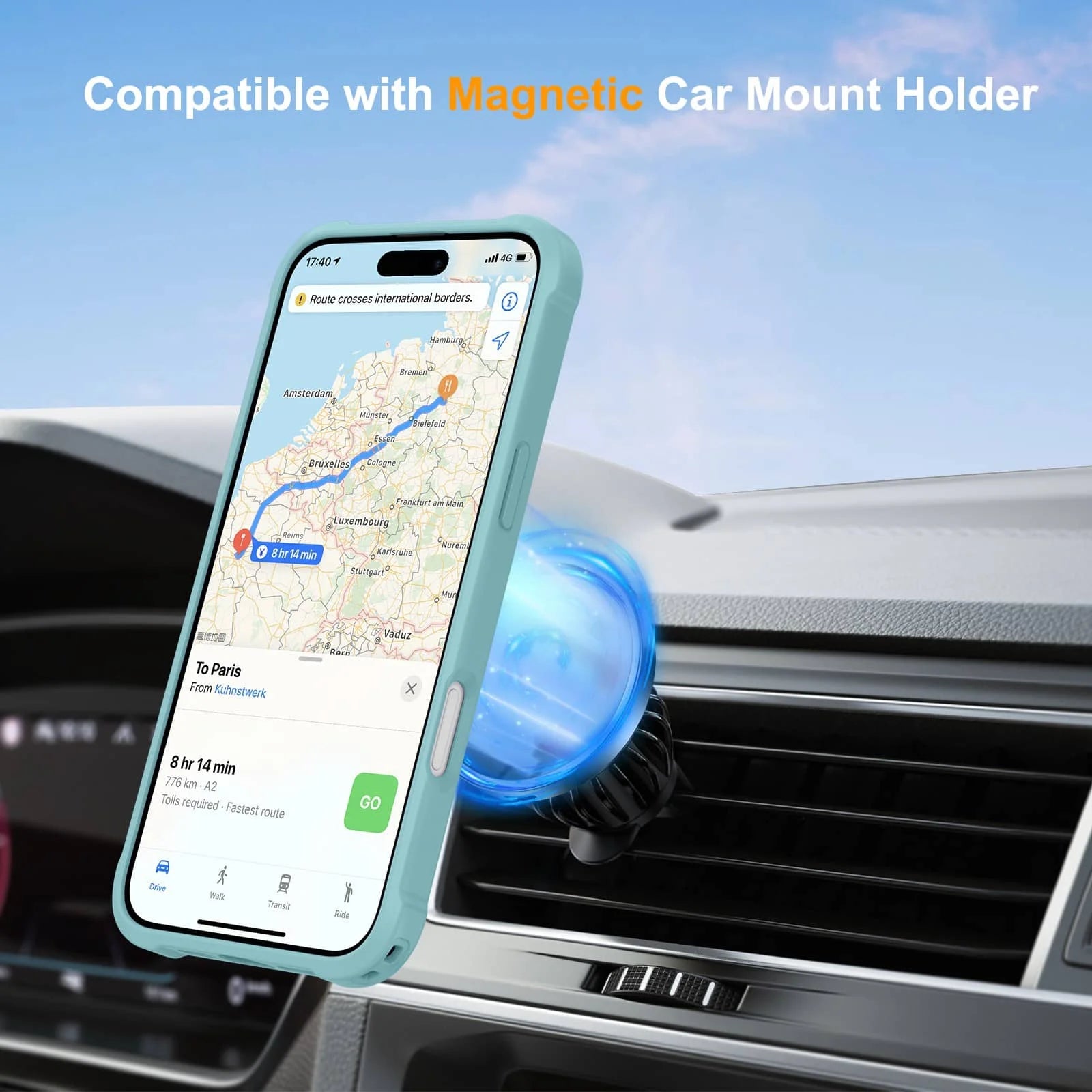 For iPhone 16e/16/15/14/16 Plus 11 Stand Case Compatible with Magnetic, Built-in Ring Holder Drop Protection Cover