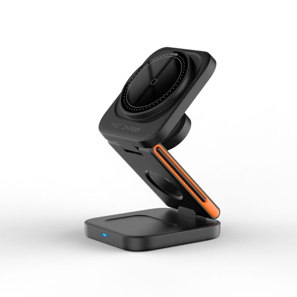 Fast Charger for Android & iPhone — 3-in-1 Wireless USB-C Quick Charge, Compatible with All Devices