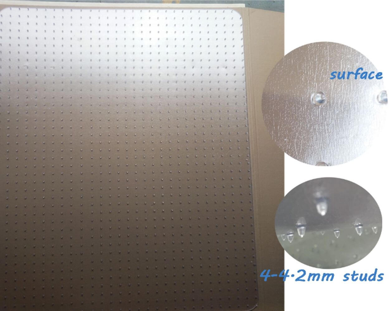 premium wicker office chair mat 30 x 48 durable carpet protector for home and gaming spaces - 