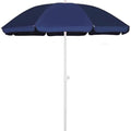 6ft portable picnic outdoor canopy sunshade beach umbrella with tilt function small patio umbrella upf 50 protection gar