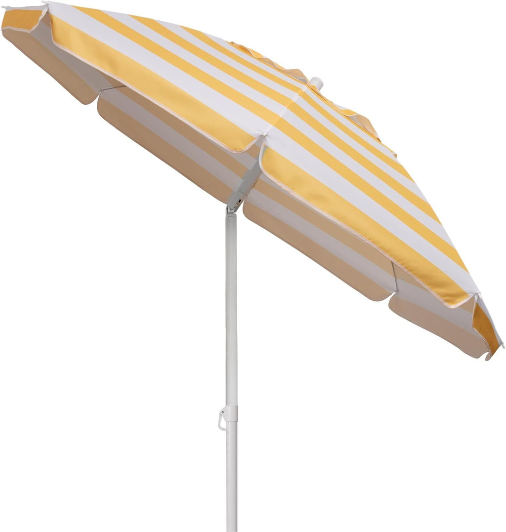 5 5 ft portable beach umbrella lightweight uv protection sunshade with tilt pole carry bag outdoor canopy umbrella for b