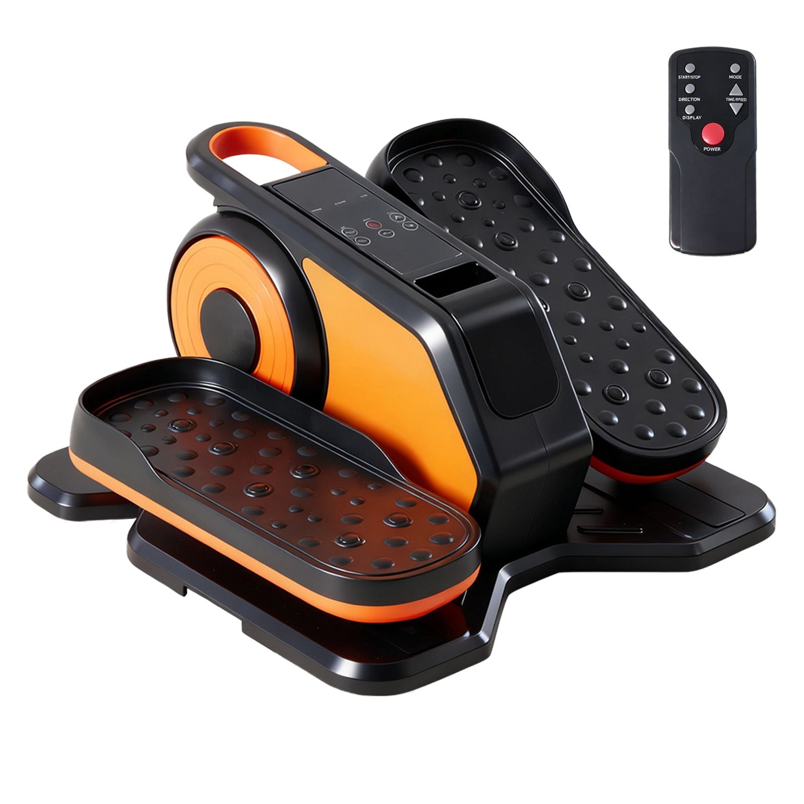 whisper quiet under desk elliptical machine with led display for home office workouts - 
