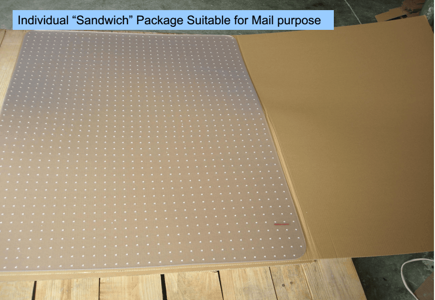 premium wicker office chair mat 30 x 48 durable carpet protector for home and gaming spaces - 