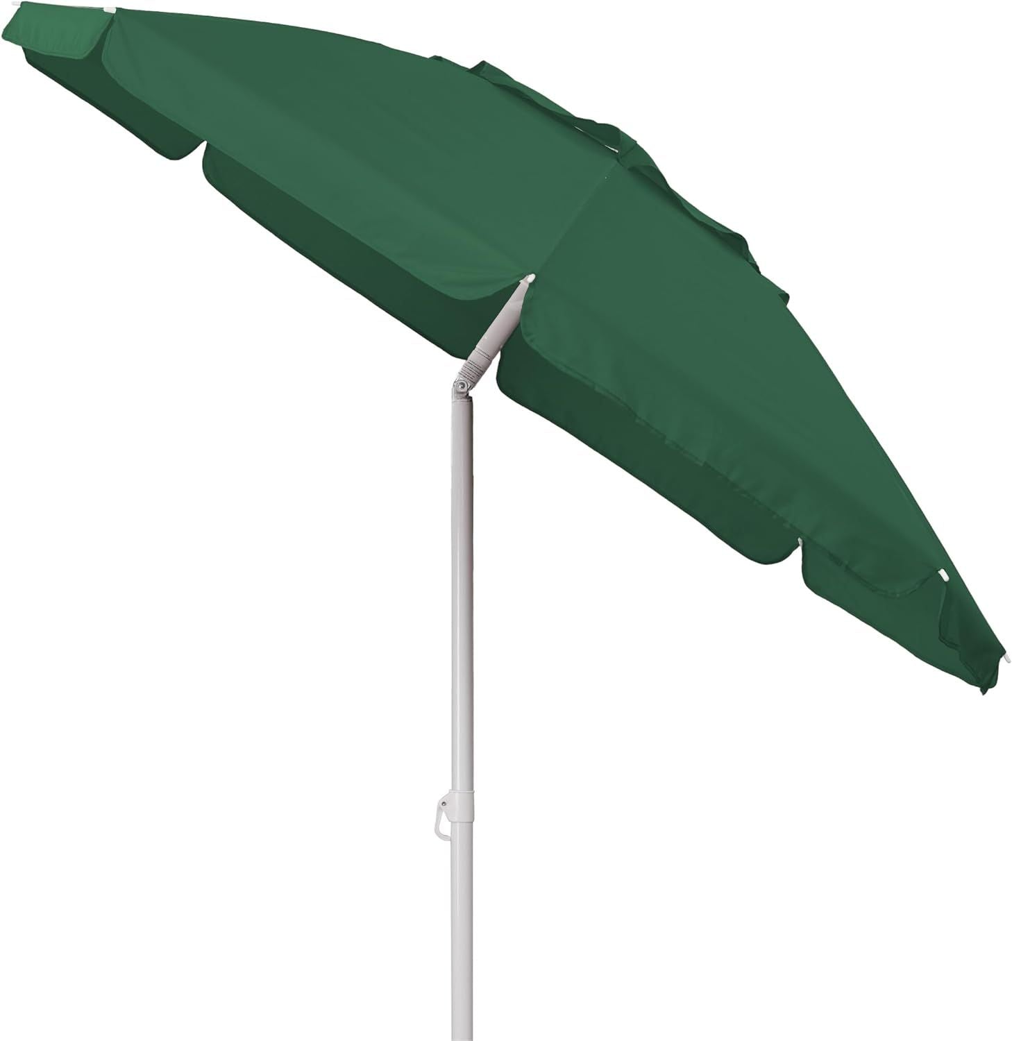 5 5 ft portable beach umbrella lightweight uv protection sunshade with tilt pole carry bag outdoor canopy umbrella for b