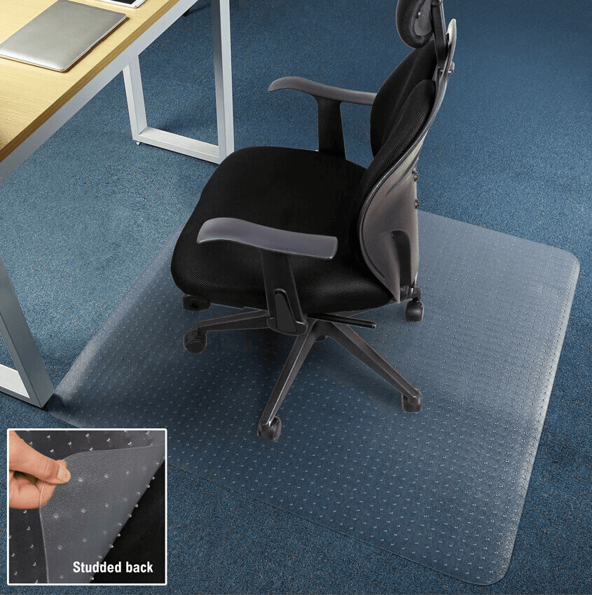 premium wicker office chair mat 30 x 48 durable carpet protector for home and gaming spaces - 