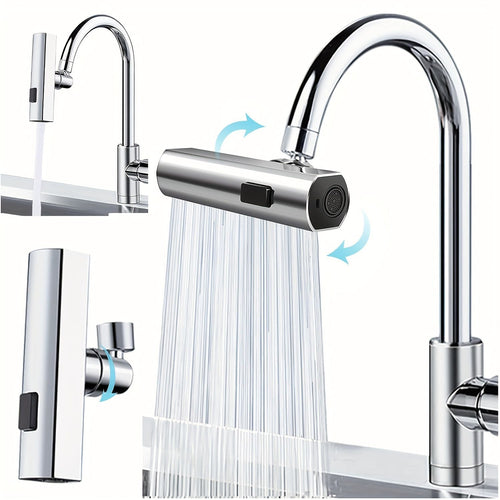 3 in 1 large scale 360 waterfall kitchen faucet touch controlled swivel spout extender for kitchen sink vegetable and fr
